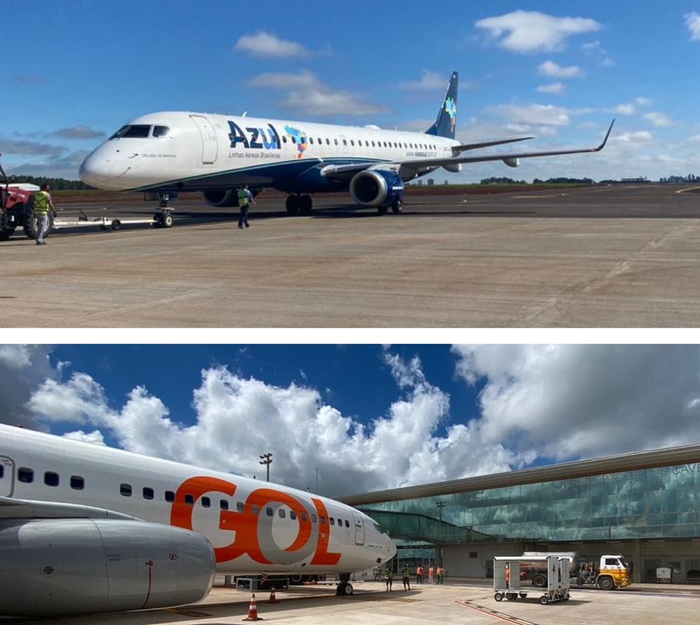 Aeroporto De Cascavel Inaugura Novo Terminal Voos Da Azul E Da Gol