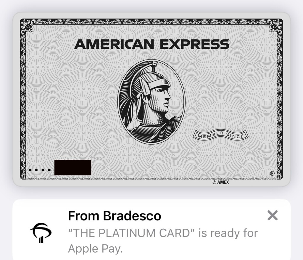 Bradesco disponibiliza Apple Pay nos seus cartões American Express