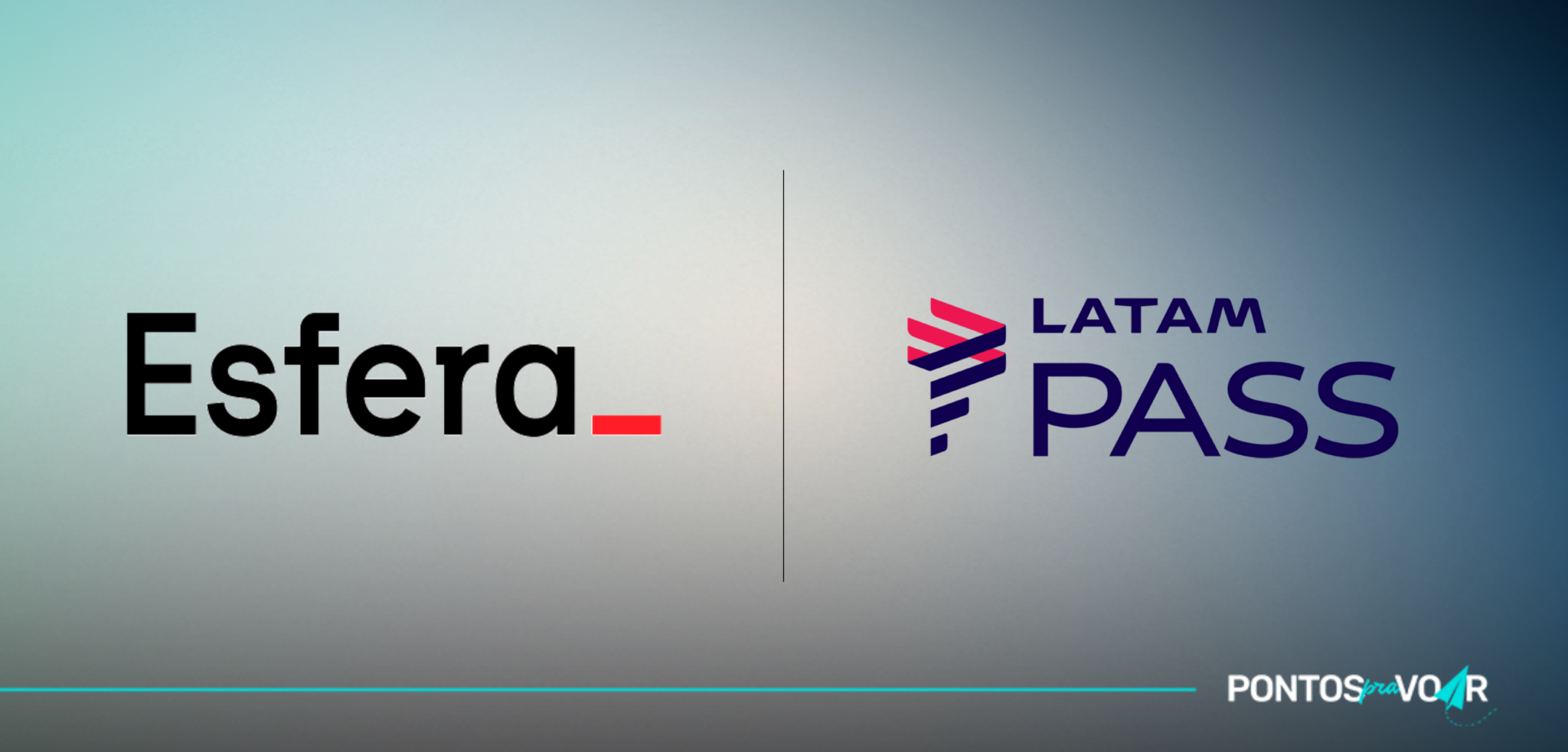 Envie pontos da Esfera para o LATAM Pass até 30 de bônus