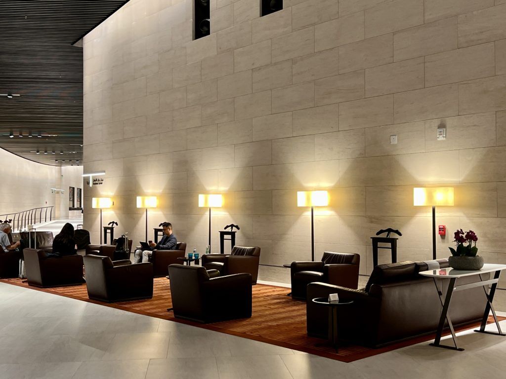 Al Safwa: A excelência do lounge de primeira classe da Qatar Airways