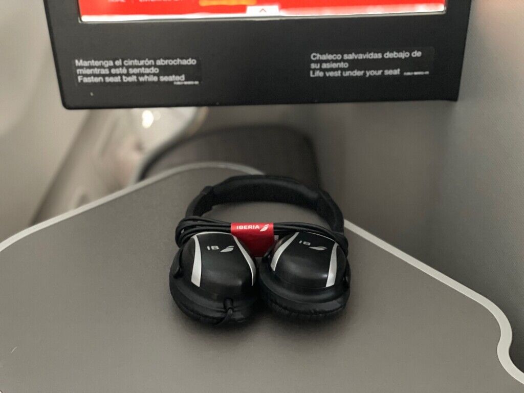 Voando na classe executiva do A330 da Iberia entre São Paulo e Madri
