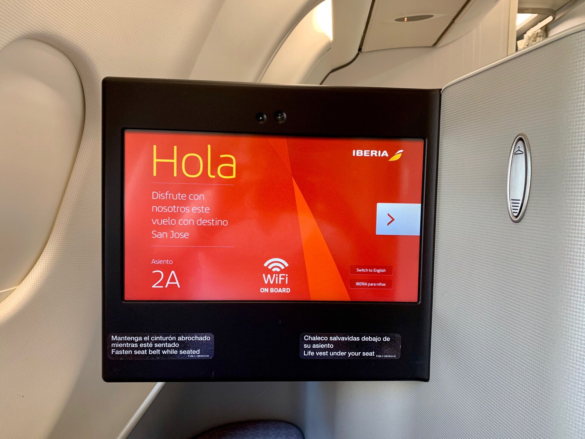 Como é Voar na Classe Executiva do A330-200 da Iberia entre Madri e San José - Ótima Tripulação