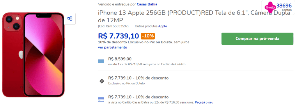 Livelo, Smiles, LATAM Pass ou TudoAzul - Qual a melhor promoção para comprar o iPhone 13 e ganhar pontos?