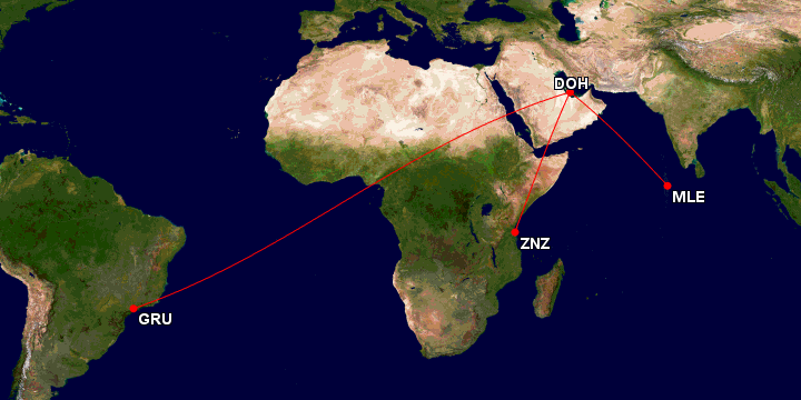 Compartilhando Emissões: Viagem em família em classe executiva para Maldivas e Zanzibar - Parte 1