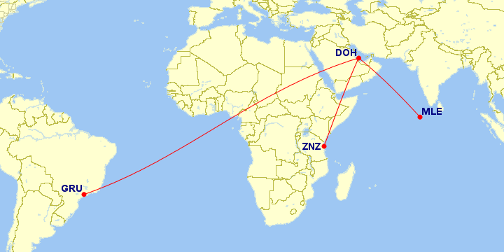 Compartilhando Emissões: Viagem em família em classe executiva para as Maldivas e Zanzibar - Parte 2