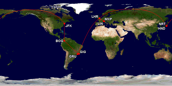 Compartilhando Emissões: Volta ao mundo combinando Iberia Plus, AAdvantage e Miles&Go - Parte 1