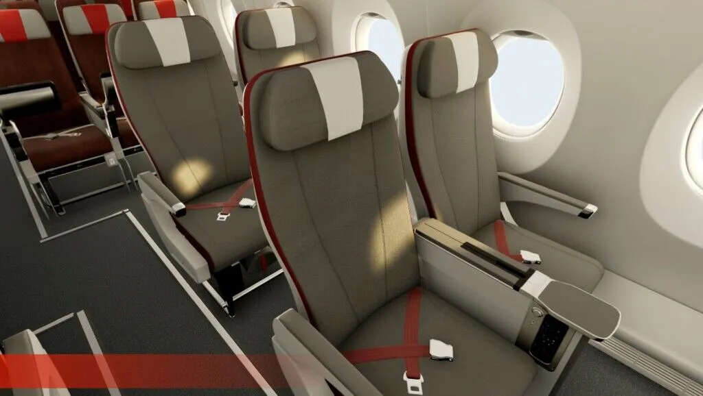 cabine premium economy da Iberia