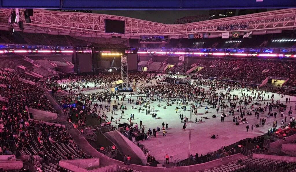 Como foi assistir ao show de Lenny Kravitz no camarote da Esfera no Allianz Parque