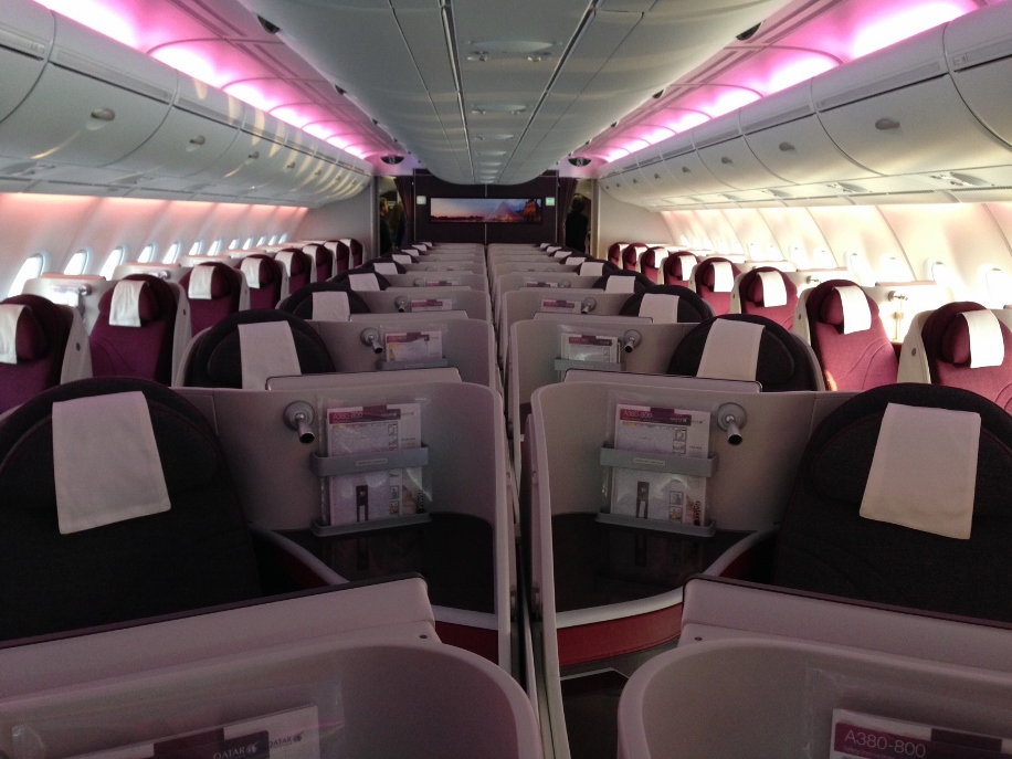 Os diferentes tipos de classe executiva da Qatar Airways – Fique atento!