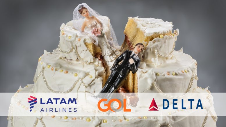 Delta se Divorcia da Gol. Latam Deixa American Airlines e British Airways no Altar. E Agora José?