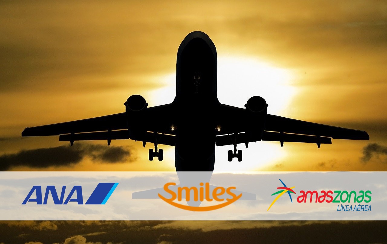 ANA e Amaszonas são as novas parceiras da Smiles para emissão de passagens com milhas