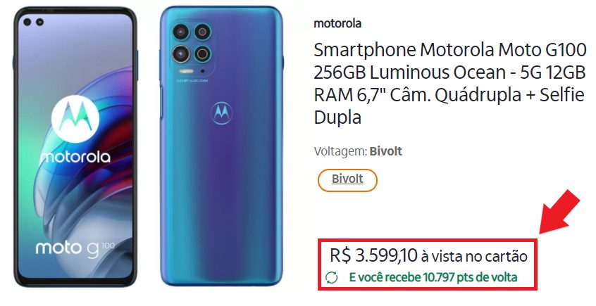 iupp oferece 10 pontos por real na compra dos smartphones Motorola G e do Lenovo Legion