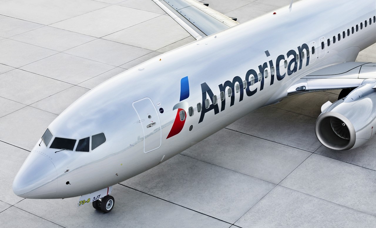 Informações de aeroportos, Balcão de emissão de bilhetes da American  Airlines