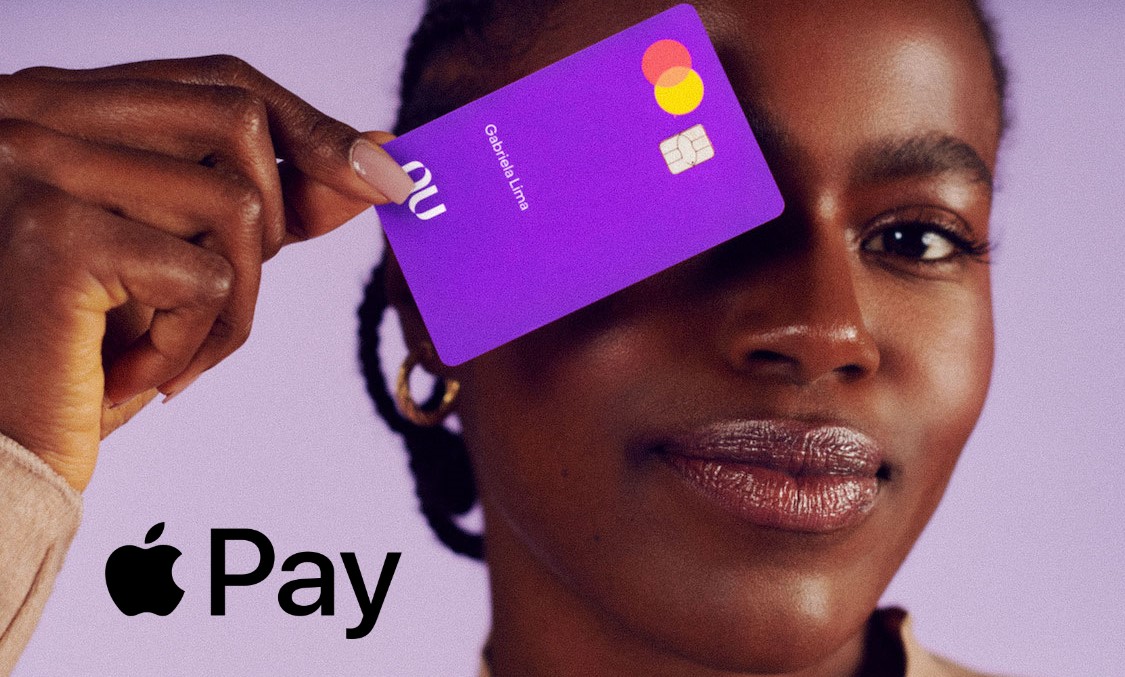Pagamentos com o Apple Pay agora estão disponíveis nos cartões do Nubank