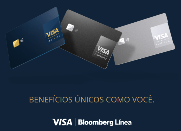 Visa e Bloomberg oferecem até quatro meses de assinatura do serviço Bloomberg Línea gratuitamente