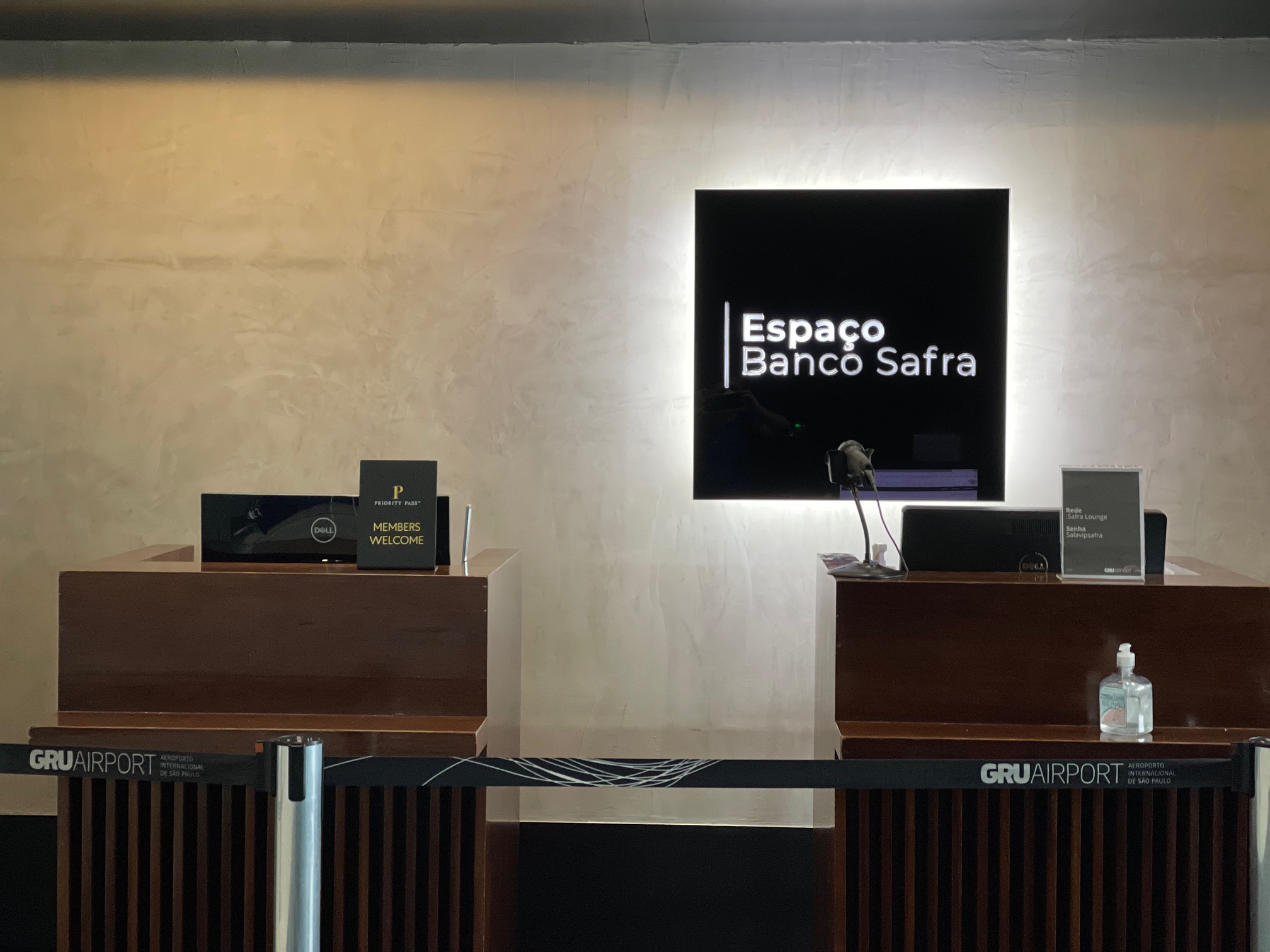 Sala VIP Espaço Safra no Terminal 3 do Aeroporto de Guarulhos