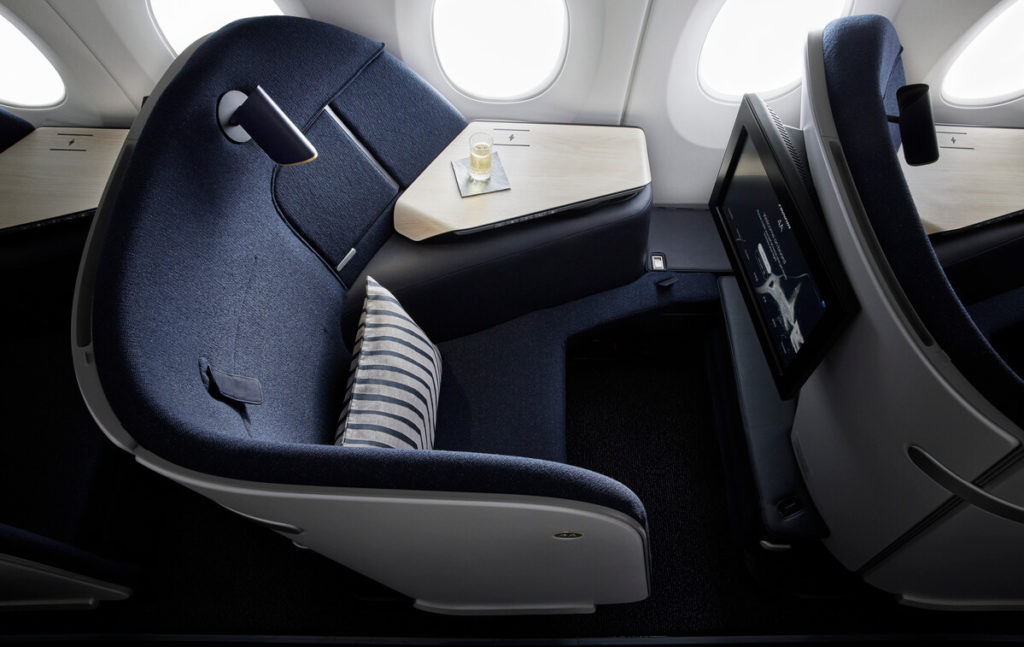 Finnair irá lançar novos assento na classe executiva e promete mais conforto a bordo