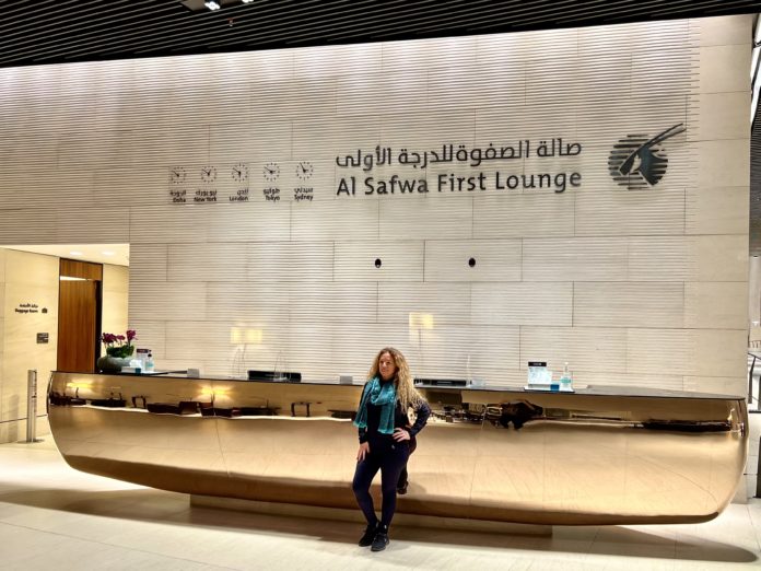 Al Safwa: A excelência do lounge de primeira classe da Qatar Airways