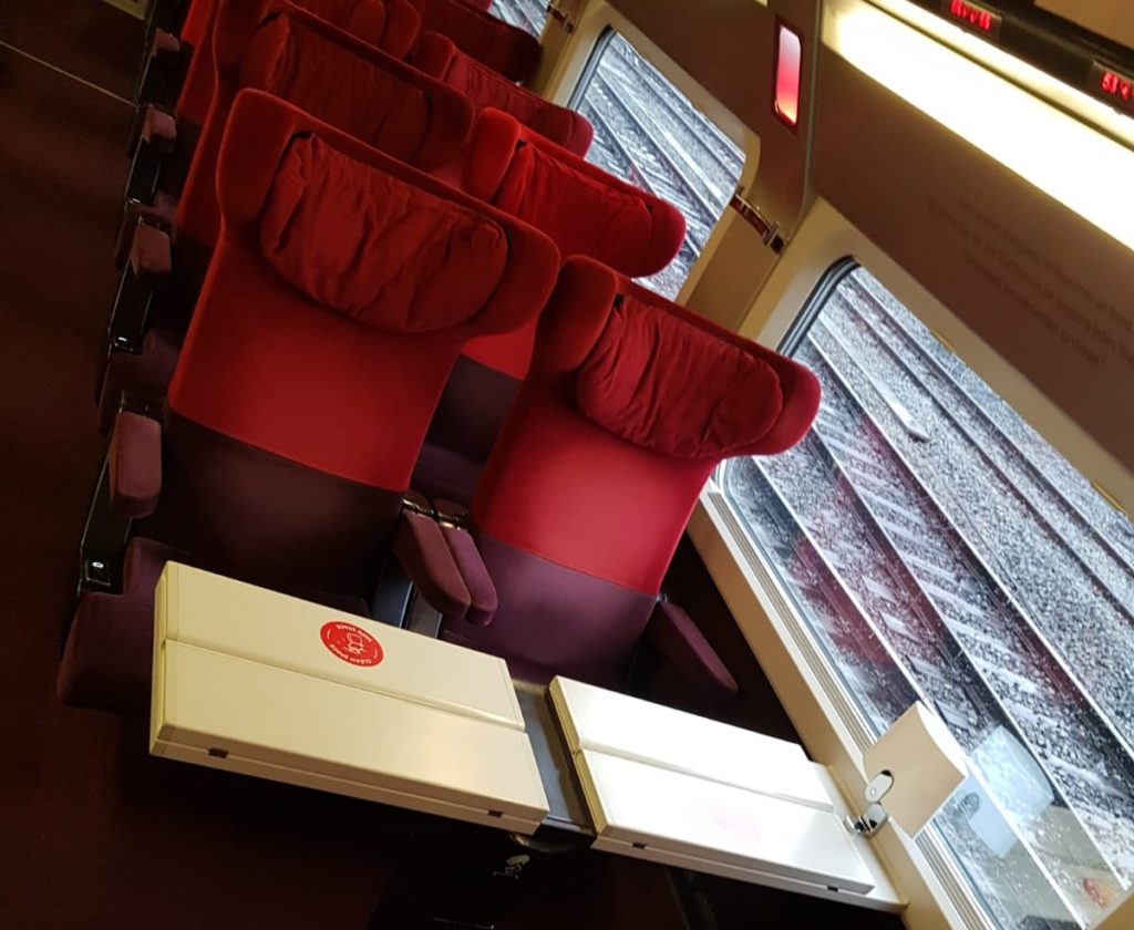 Histórias e Viagens: Viajando de trem em classe Premium na Europa