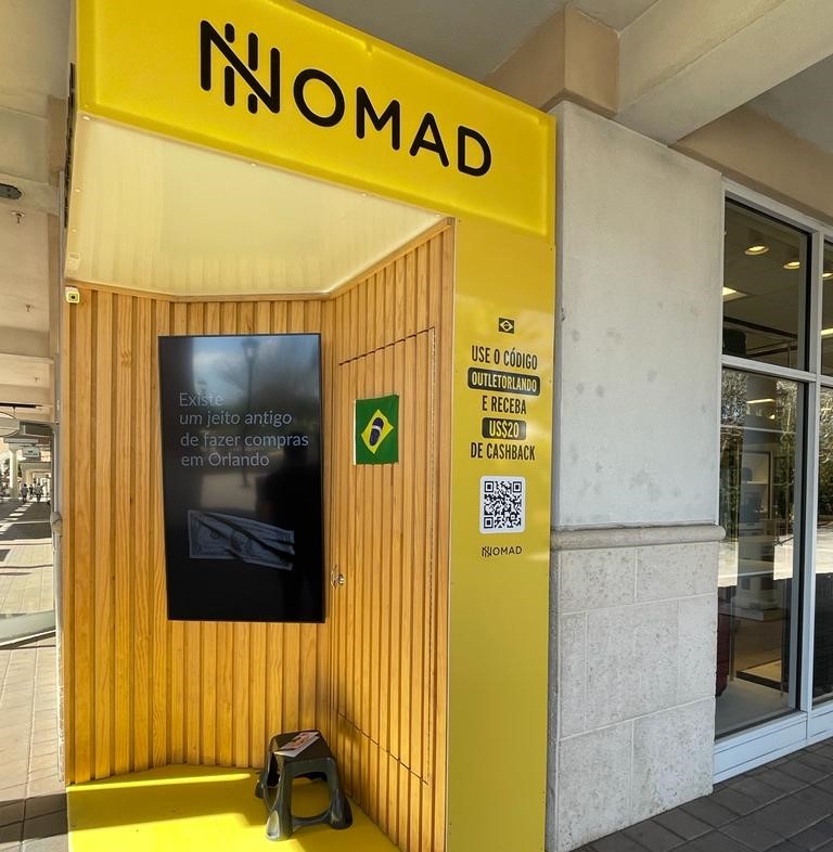 Nomad abre espaço para clientes em shopping próximo a Miami