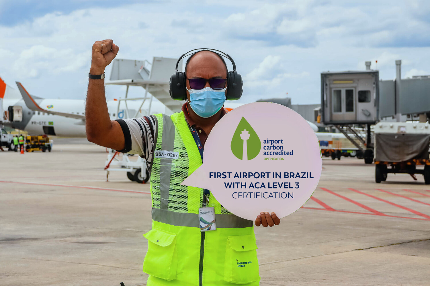 Aeroporto de Salvador é o primeiro do Brasil a conquistar acreditação internacional em carbono nível III