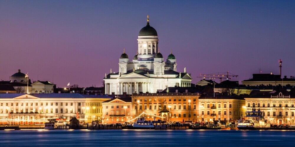 Helsink Compartilhando Emissões: Bangkok para Helsinki voando Finnair em classe executiva