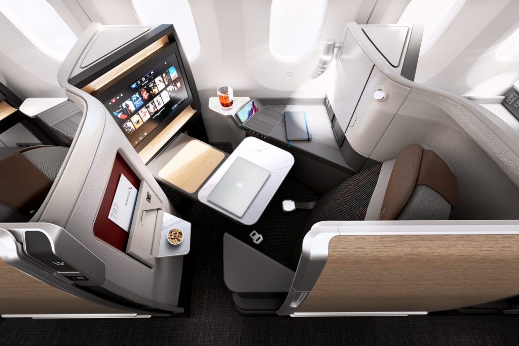 American Airlines anuncia nova classe executiva com portas - Vem aí a Flagship Suite