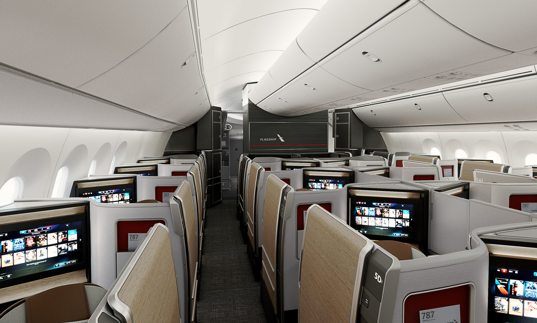 American Airlines anuncia nova classe executiva com portas - Vem aí a Flagship Suite