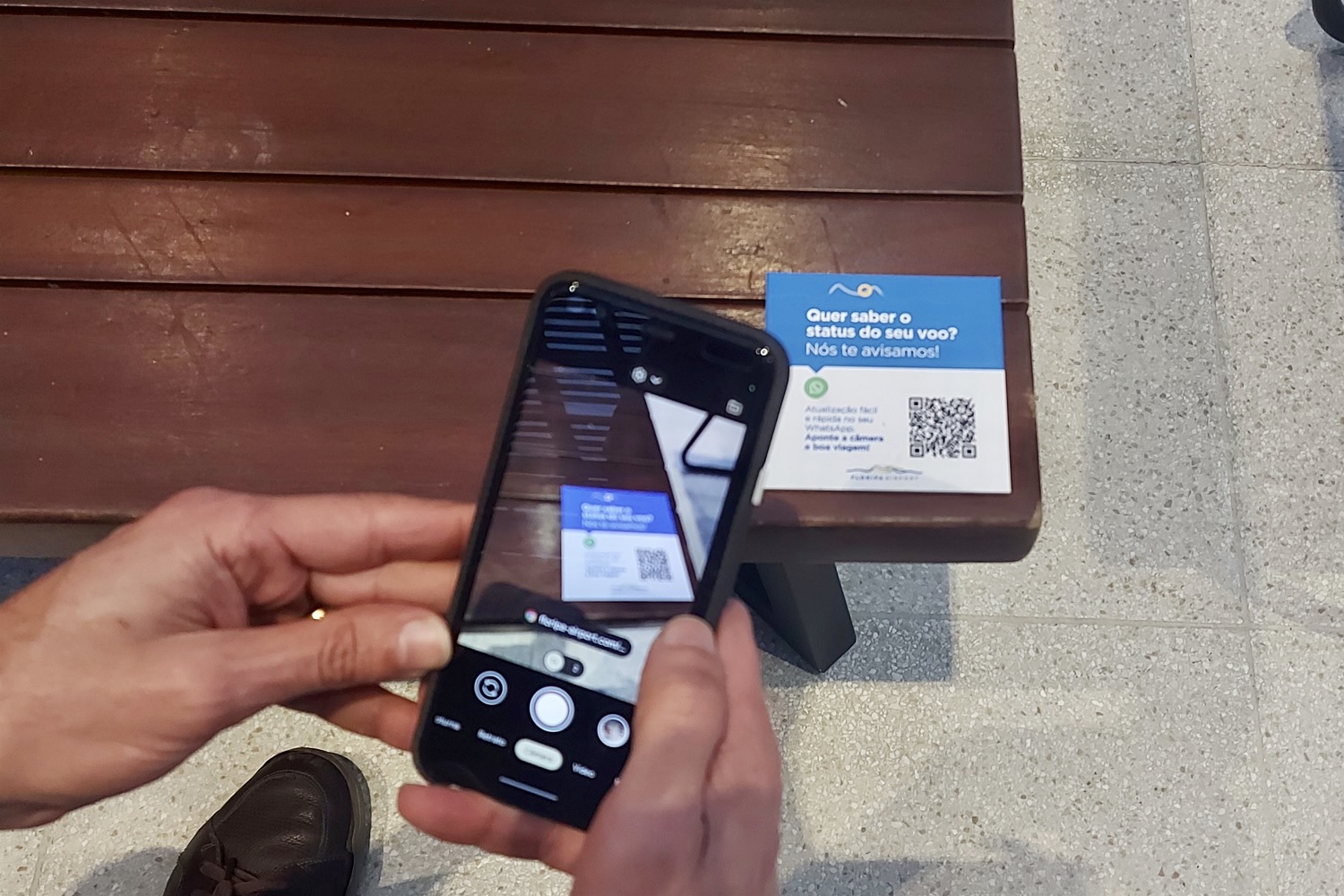 aeroporto florianopolis status voo mensagem