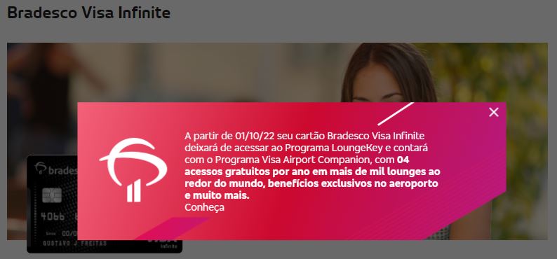 Cartão Bradesco Aeternum ofercerá acesso gratuito e ilimitado à Salas VIP  do Visa Airport Companion - Pontos pra Voar