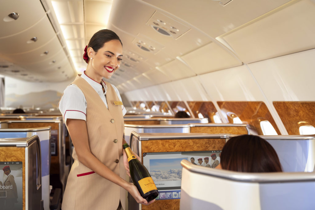 A month later, Singapore Airlines announced that it was being forced to drop Dom Pérignon from its own Champagne lineup – and although Singapore Airlines didn’t say why it soon became apparent that the reason was that Emirates had secured exclusive rights.