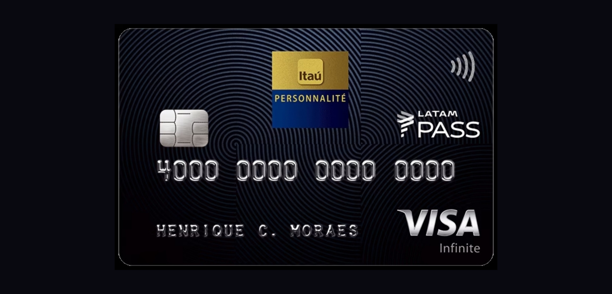 Itaú confirma que o cartão Personnalité LATAM Pass Visa Infinite segue disponível para solicitação pelos canais digitais
