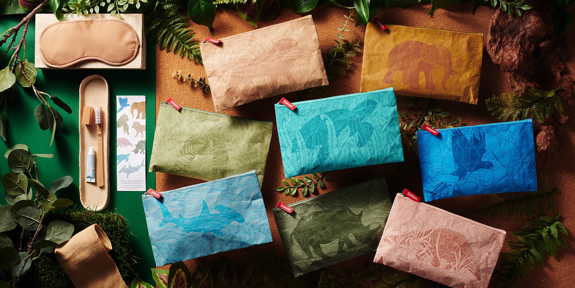 Emirates lança novos kits de amenidades para classes econômica e premium