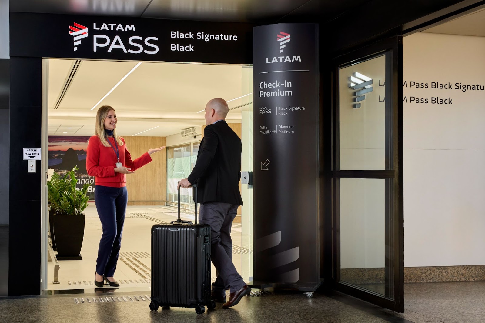 Clientes LATAM Pass Black Signature e Black ganham novo benefício no Aeroporto de Guarulhos