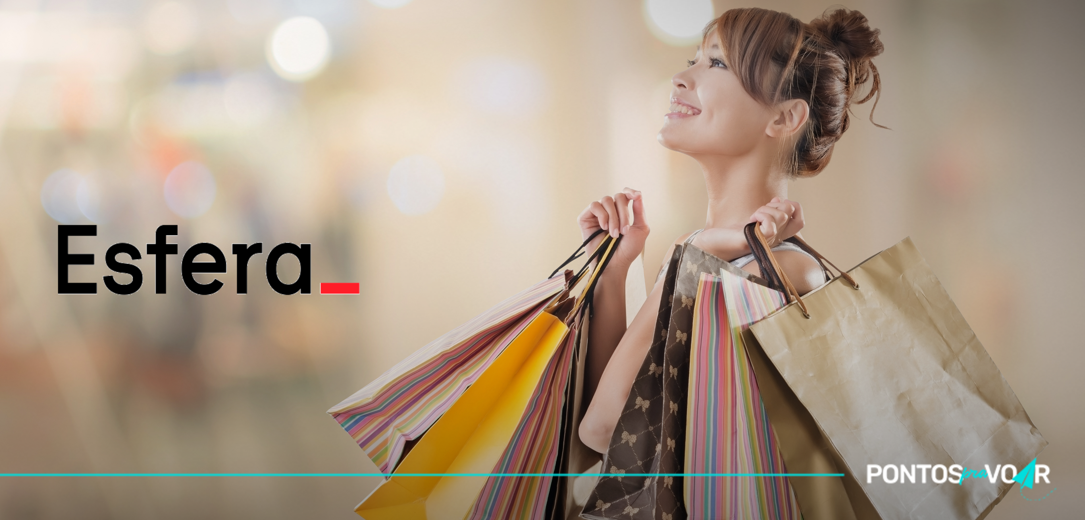 Ganhe até 12 pontos Esfera por real gasto na Natura e Renner