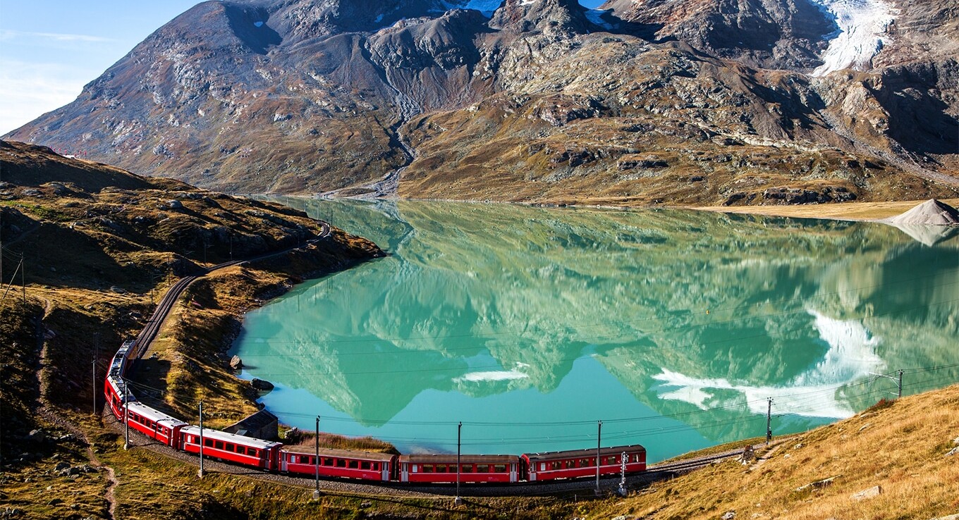 Que tal viajar do norte ao sul da Europa num trem panorâmico?