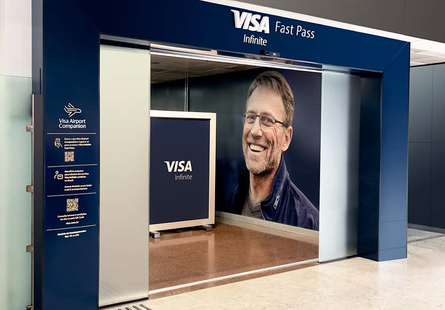 VISA Infinite Fast Pass aterriza no Aeroporto do Galeão