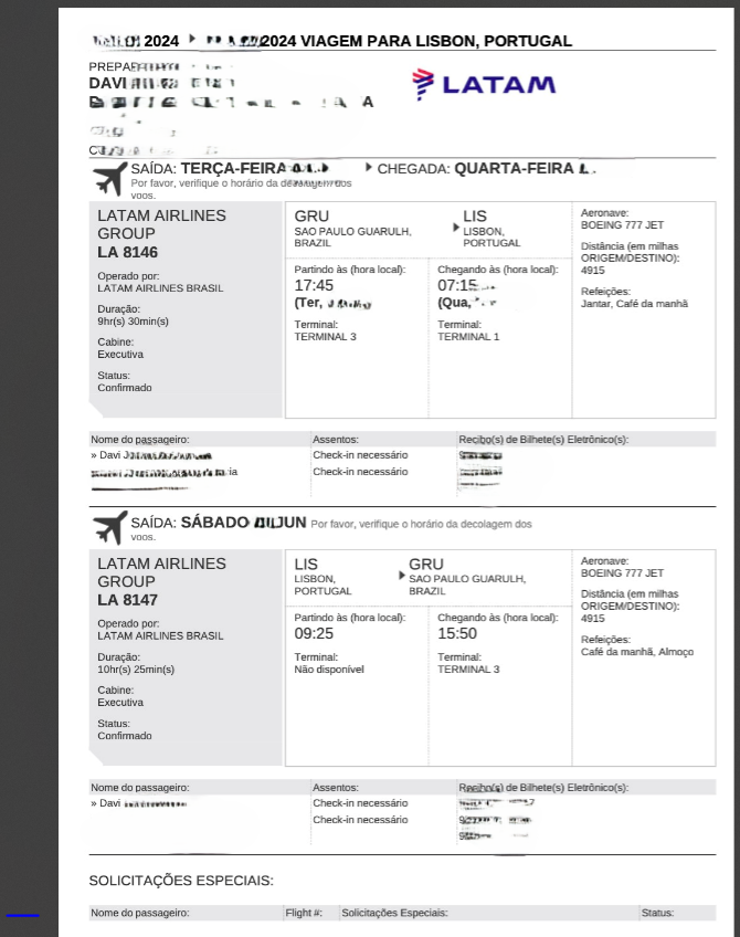 Compartilhando Emissões: Viagem em classe executiva para Lisboa com milhas LATAM Pass