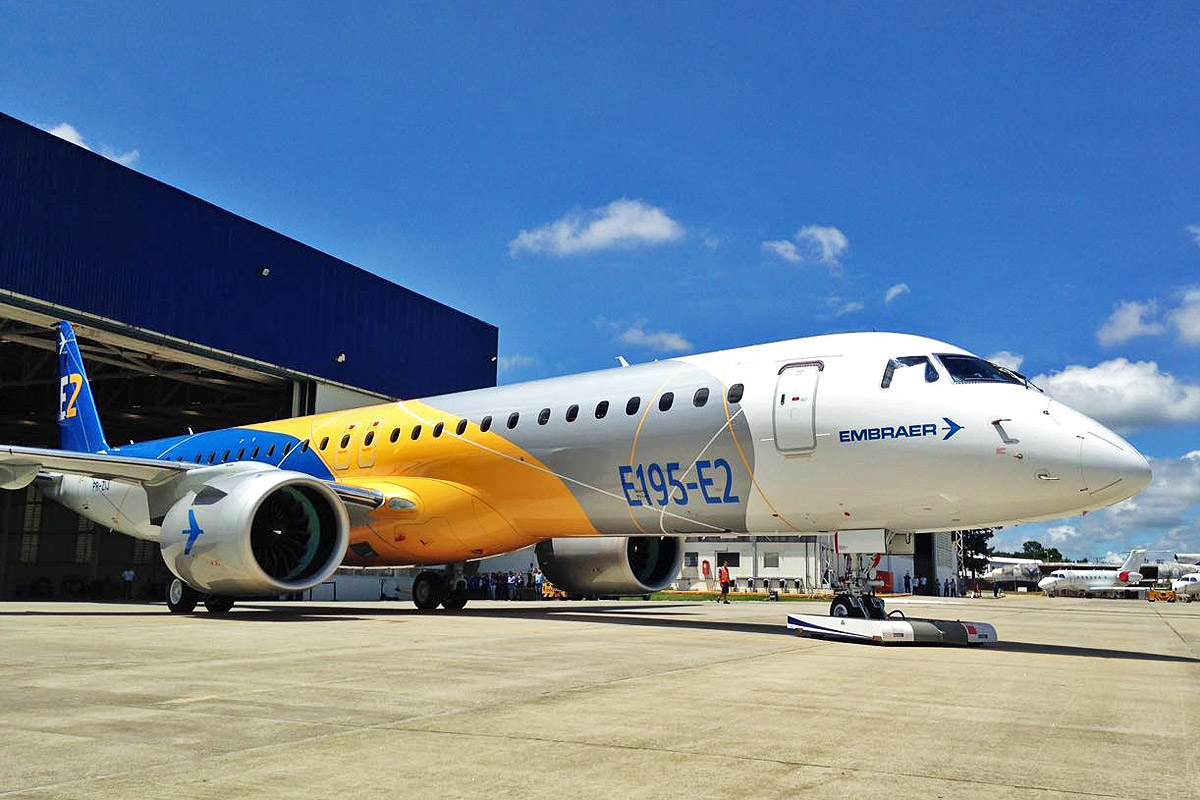 Embraer acelera entregas e vê jatos E195-E2 conquistarem o mundo