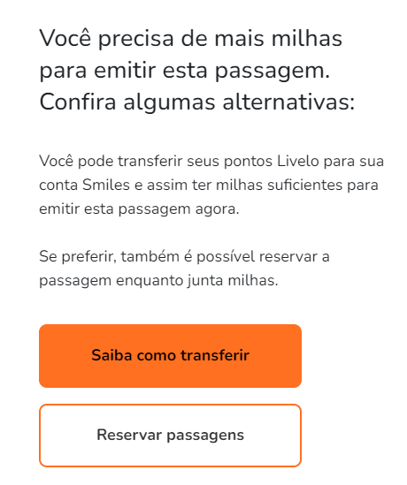 smiles transferência expressa