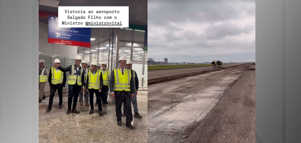 Confirmada a data da reabertura do Aeroporto Salgado Filho em Porto Alegre
