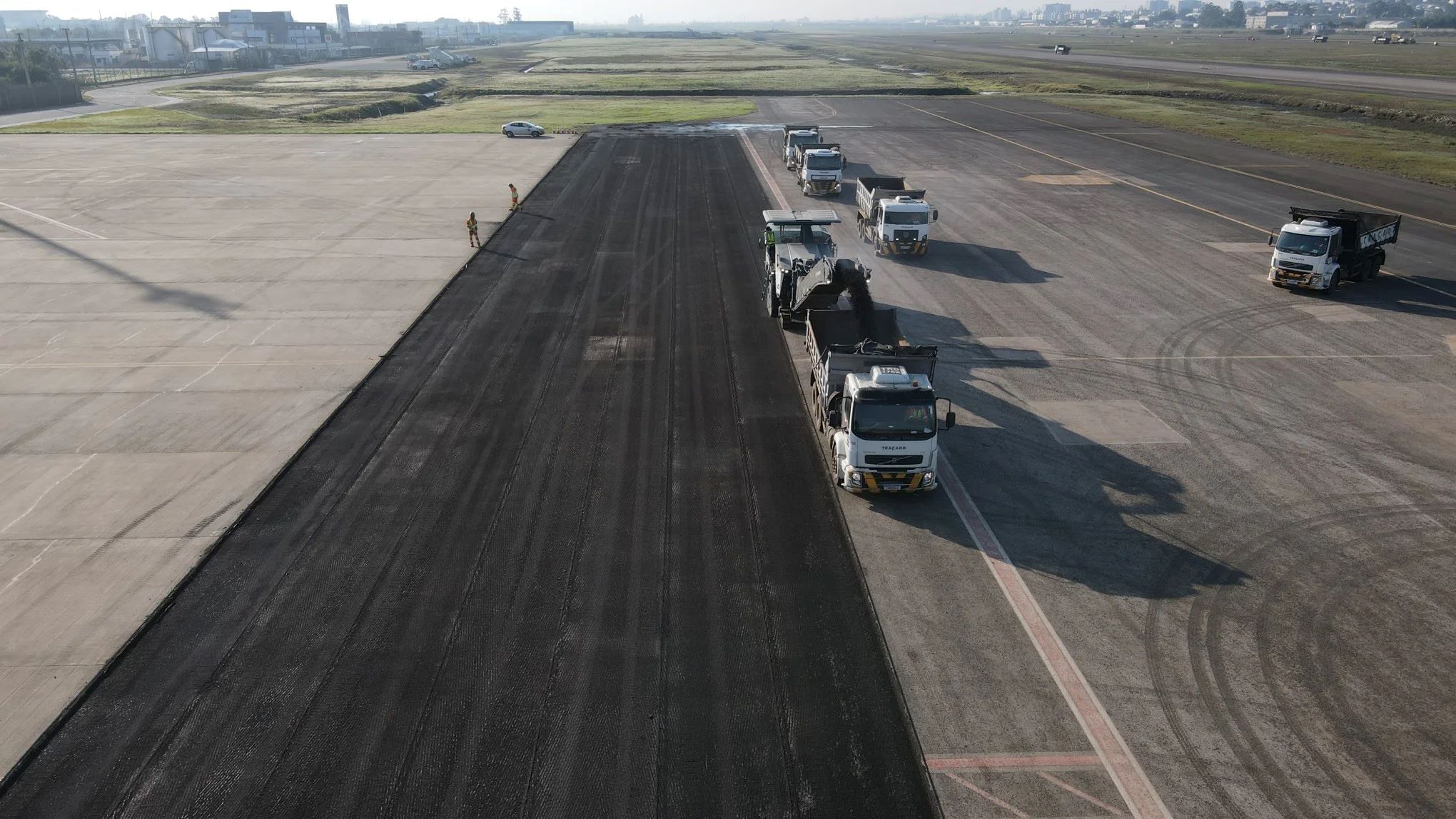Pista do Aeroporto Salgado Filho terá obras finalizadas esta semana