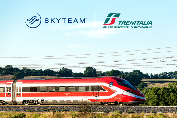 Aliança SkyTeam fecha parceria com Trenitalia
