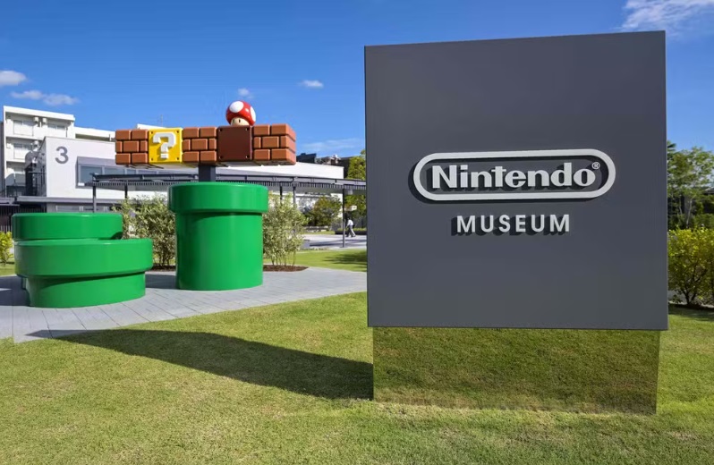 nintendo museu Nintendo inaugura seu primeiro museu no Japãoverde, placa