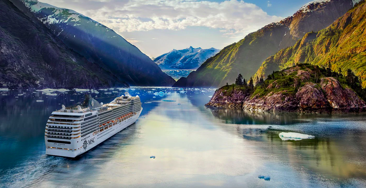 MSC Cruzeiros passará a oferecer roteiro para o Alasca em 2026