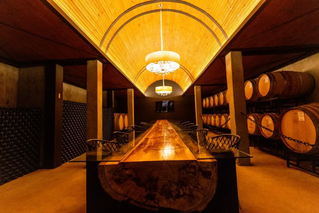 interno, parede, teto, porão, adega, Âmbar, vitivinícola, cervejaria, barril, piso, grande