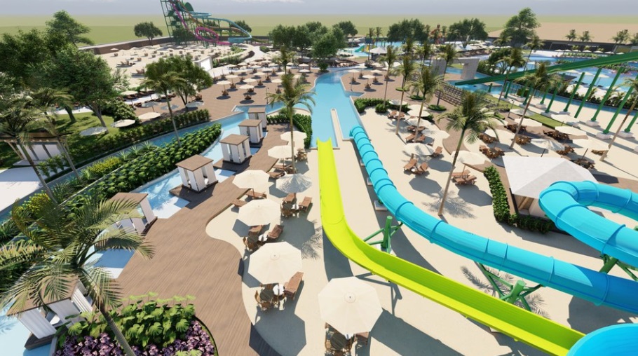 Primeiro parque com montanha-russa aquática no Nordeste vai abrir no verão de 2025