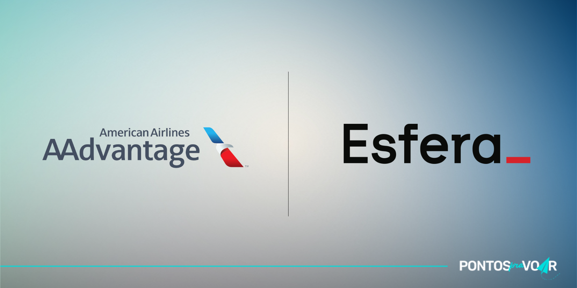 Prorrogou! Transfira pontos da Esfera para o programa AAdvantage