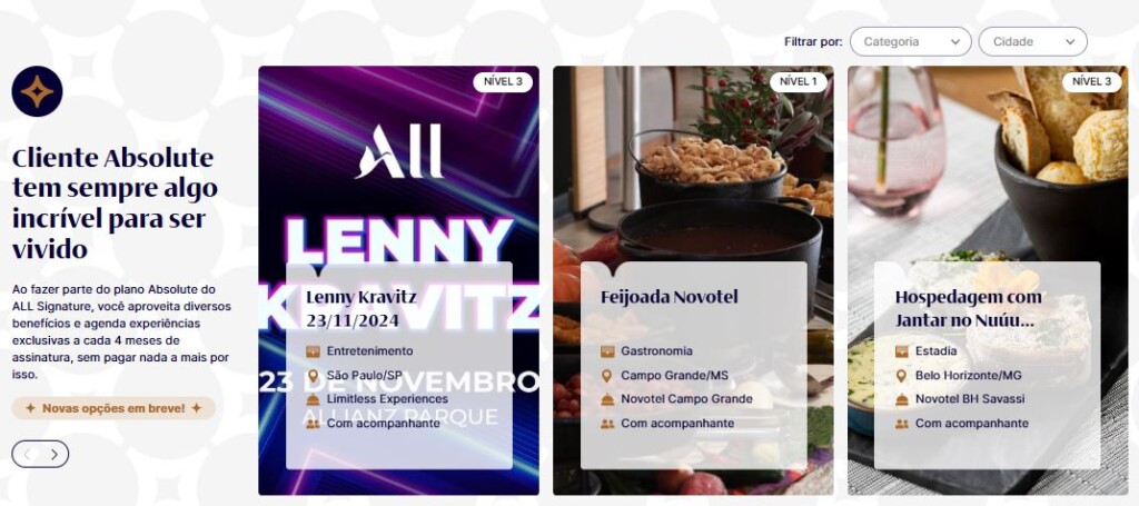 experiencias all signature