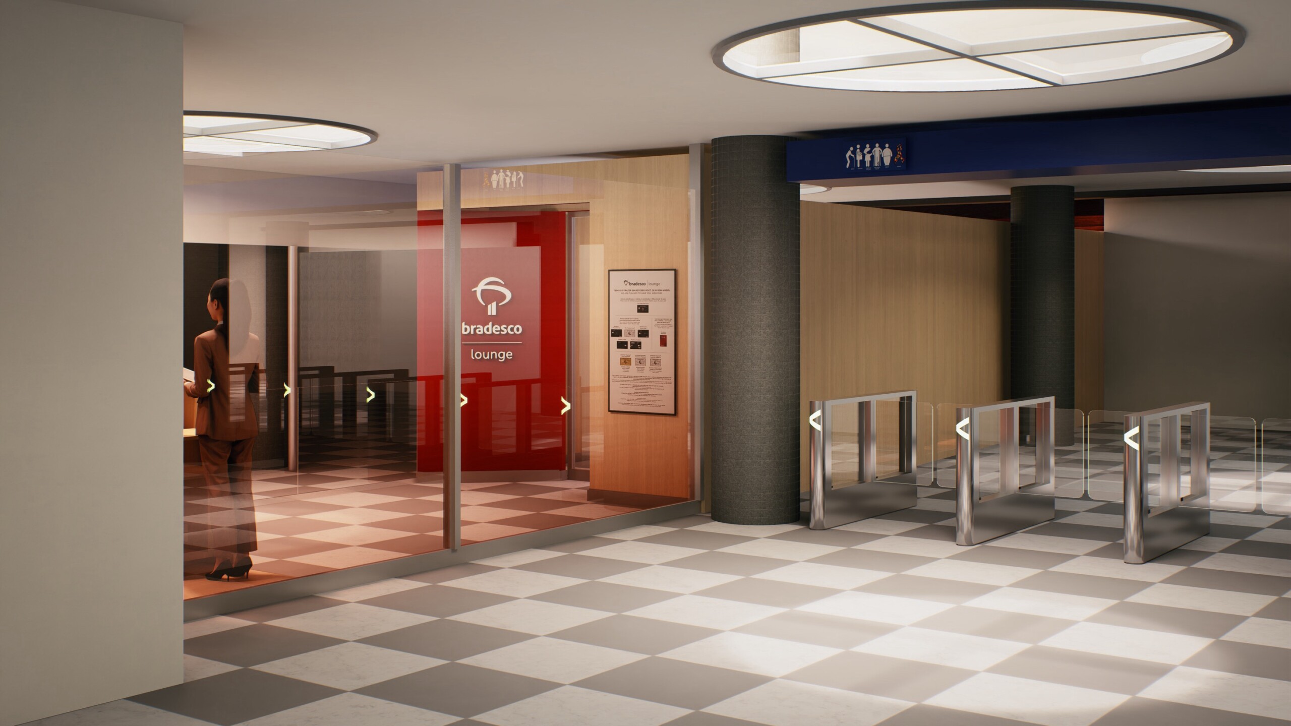 Bradesco reinaugura Salas VIP em Guarulhos e Curitiba